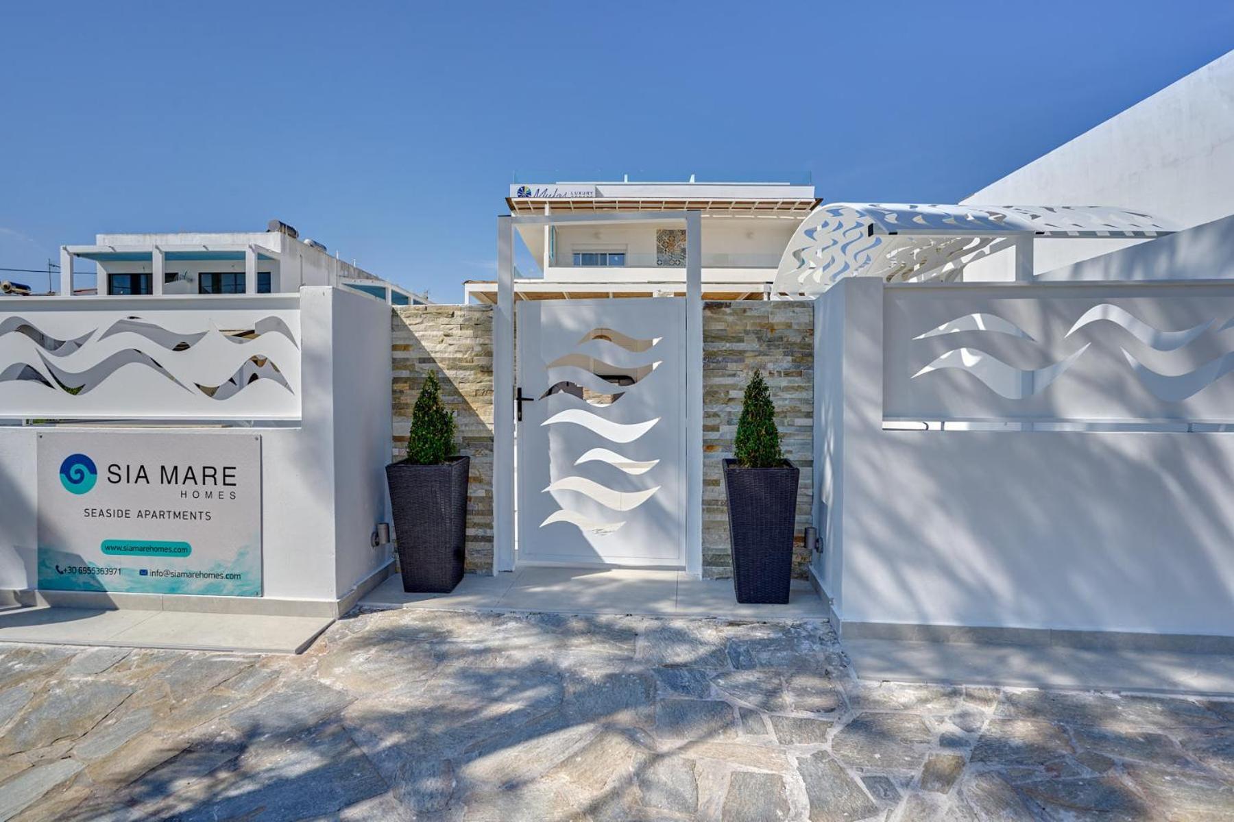 Sia Mare Seaside Apartments Фаліракі Екстер'єр фото